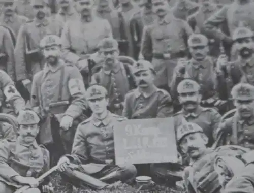 tolles altes Gruppenfoto - Landwehr-Infanterie-Regiment Nr. 123