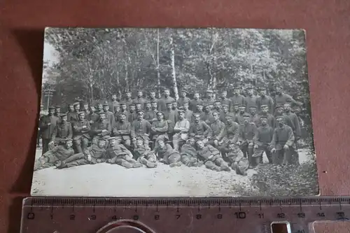 tolles altes Gruppenfoto - Soldaten 1917