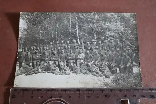 tolles altes Gruppenfoto - Soldaten 1917 