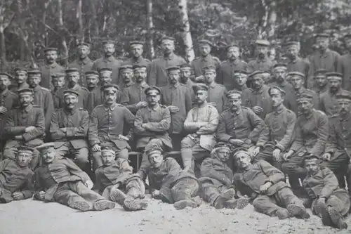 tolles altes Gruppenfoto - Soldaten 1917
