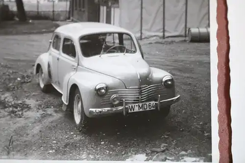drei tolle alte  Fotos Oldtimer Renault 4CV 50-60er Jahre 
