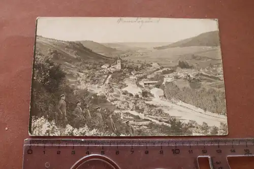 altes Foto - Stadt ?? Frankreich ?? Rückzug aus Frankreich 1918 