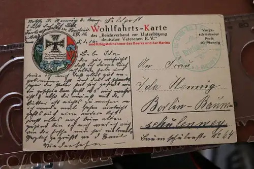 tolle alte Karte - Generalfeldmarschall v. Hindenburg  1916