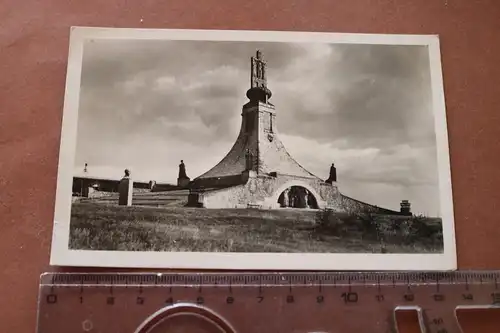 tolle alte Karte - Friedensdenkmal bei Prace auf dem Schlachtfelde  Austerlitz