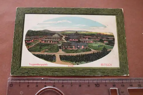 tolle alte Karte - Truppenübungsplatz Bitsch 