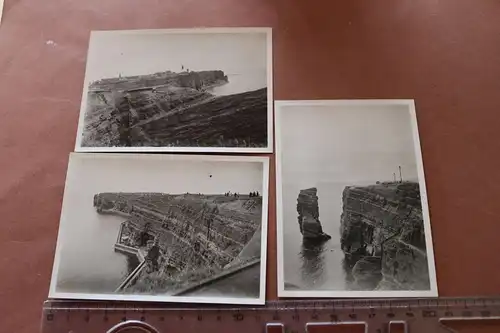 drei tolle alte Fotos Helgoland -1929 