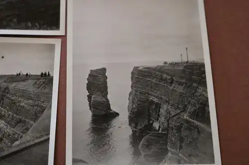 drei tolle alte Fotos Helgoland -1929