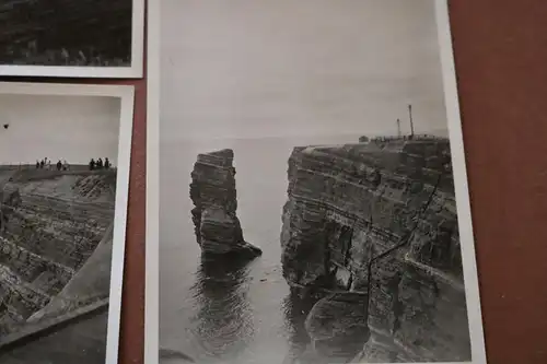 drei tolle alte Fotos Helgoland -1929 