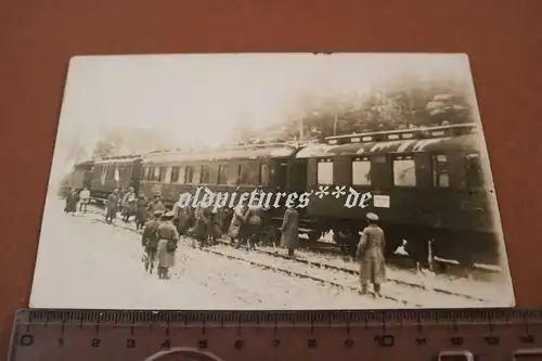 selten - russische Palamentäre 28.11.1917 Waffenstillstandverhandlungen im Zug