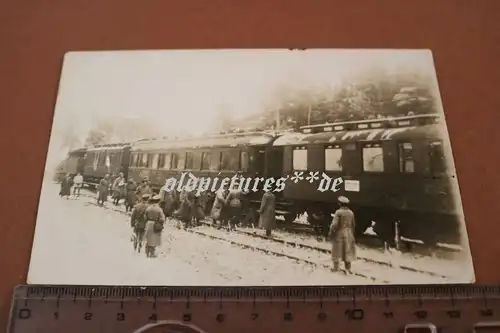 selten - russische Palamentäre 28.11.1917 Waffenstillstandverhandlungen im Zug 