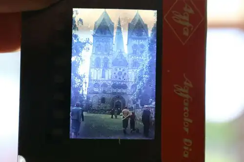 tolles altes Farbdia , Glasdia - Limburger Dom - 40-50er Jahre ???