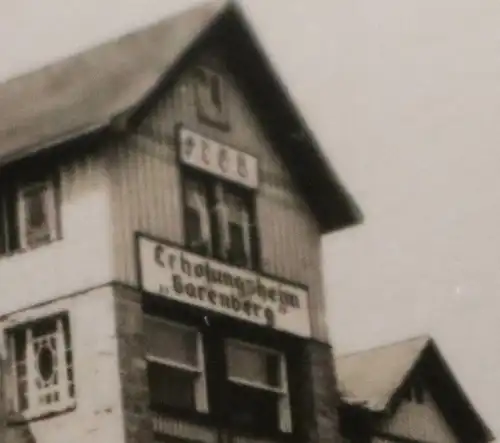 tolles altes Foto - Kleinbildserie - FDGB Erholungsheim Barenberg - 50-60er Jahr
