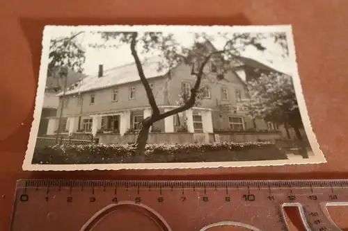 tolle alte Karte - Gasthaus zur weißen Sorbitz - Döschnitz 60er Jahre