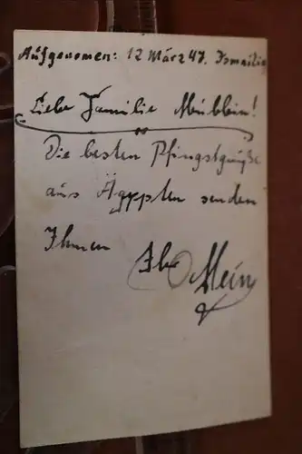 tolles altes Foto - deutsche Kriegsgefangene in Ägypten 1947 
