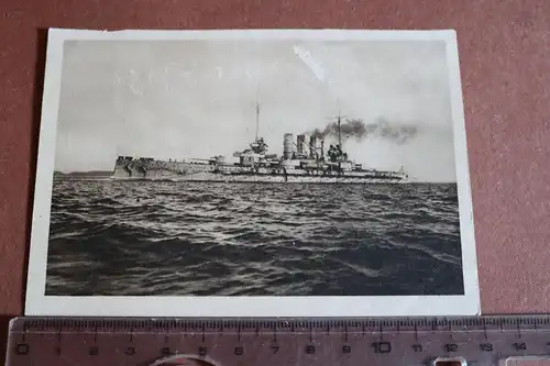 tolle alte Karte - Linienschiff SMS Ostfriesland 30-40er Jahre 