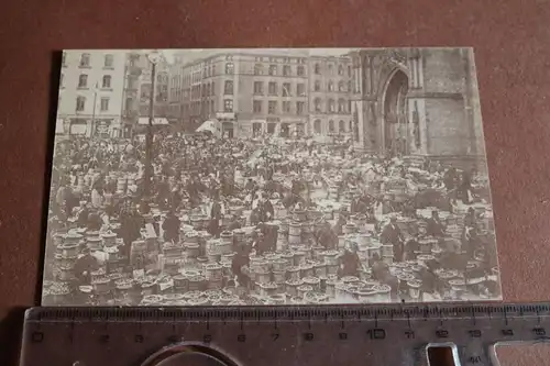 tolle alte Karte - Hamburg  Hopfenmarkt 