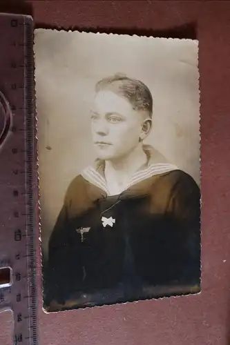 tolles altes Portrait eines Matrosen  Kriegsjahr 1942