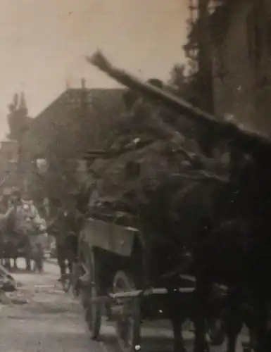 altes Foto - zerstörte Stadt durch Stukaangriff - Veno ?? Venlo ?? 
