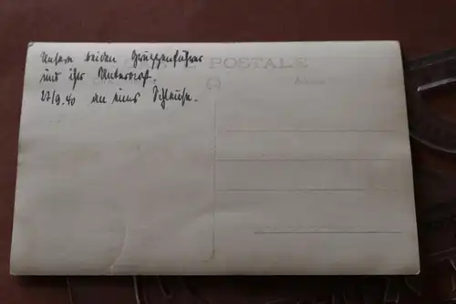 tolles altes Foto - drei Männer in Uniform Heer und Marine ??? am Hafen 