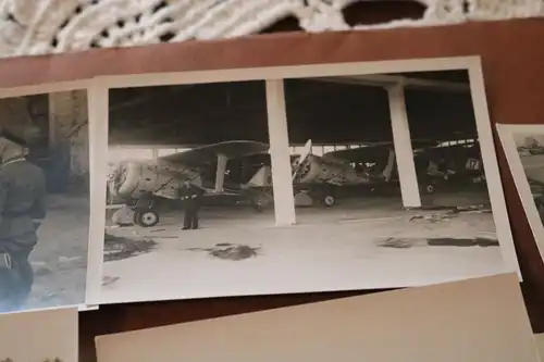 12 alte Fotos - Zerstörung , Panzer, Flugzeuge Gebäude - Raum Smolensk  