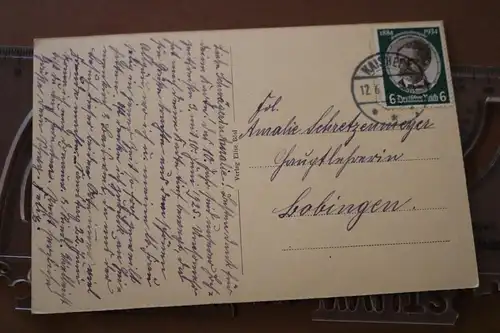 tolle alte Karte  Ansicht von Kaisheim 30er Jahre 