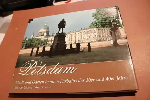 tolles Buch Potsdam Stadt und Gärten in alten Farbdias Luftfahrtverlag 