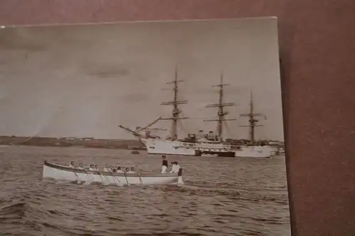 tolles altes Foto - Segelschulschiffe SMS Stosch und SMS Charlotte 1903 ? Kieler