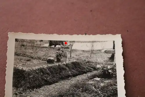 altes Foto - Soldatengrab  A.Str.Podschinki-Kowinowo-Rshew Dobraja b.Rshew 