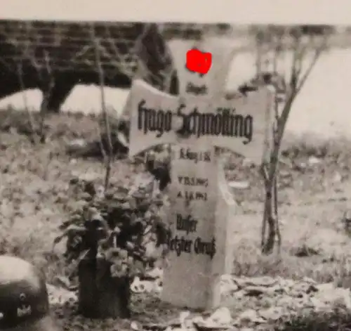 altes Foto - Soldatengrab  A.Str.Podschinki-Kowinowo-Rshew Dobraja b.Rshew 