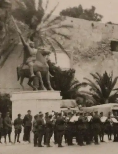 tolles altes Foto - Deutsches Musikkorps Konzert in Tripolis - Rommel ???