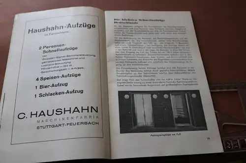 tolles altes Heftchen - Stuttgart´s Fernsehturm - offizieller Führer 1956