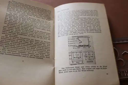 altes Heft - Praktische Kaninchen- und Hühnerhaltung  40-50er Jahre ?