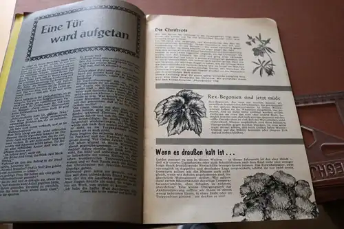 altes Heft Blumen-Post - Die Blumen Freundin  50-60er Jahre