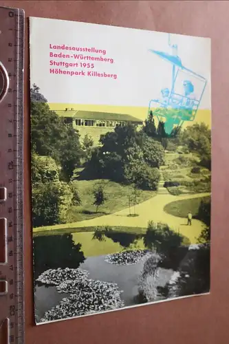 altes Werbeblatt - Landesausstellung Höhenpark Killesberg - Stuttgart 1955