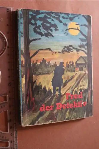 altes Buch - Fred der Detektiv - Die blauen Goldmannbücher - Alter ??