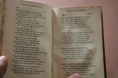 tolles altes Büchlein - Hymnes for Times of Refreshing von 1861 
