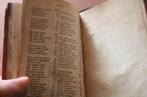 tolles altes Büchlein - Hymnes for Times of Refreshing von 1861 