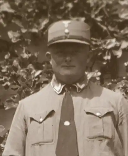 tolles alte Negativ - Portrait eines Soldaten 