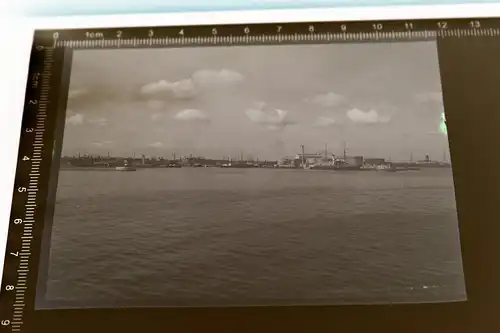 tolles altes Negativ -Hafen ?? Shell Tank - ...unkenfoliedepot Alfred Olsen ??? 