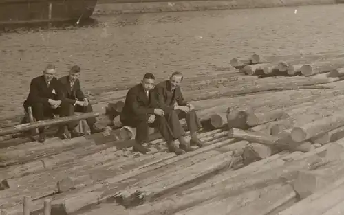 tolles altes Glasnegativ  Osnabrücker Hafen ?? Carl Wolf, Binnenschiffe - 20-30e