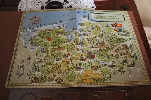 tolle Karte - Nördliches Niedersachsen 