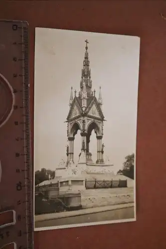 tolles altes Foto  Denkmal London, The Albert Memorial 1910-20 ??