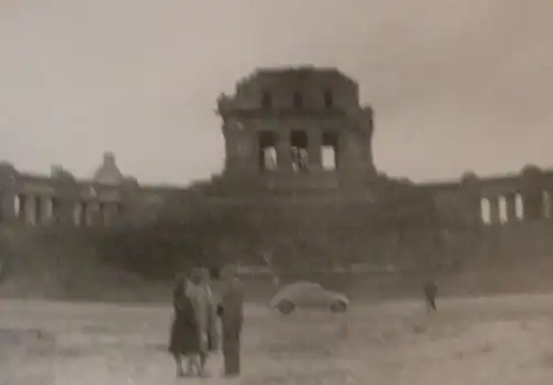 altes Foto - Kaiserdenkmal  Das Deutsche Eck in Koblenz 50er Jahre