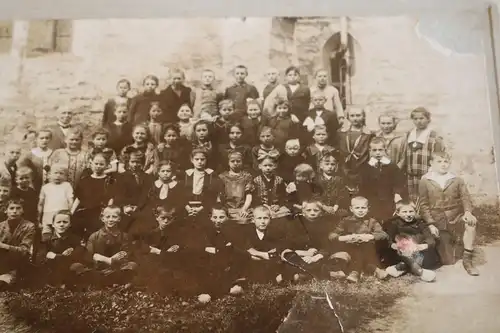 tolles altes Klassenfoto - Schulklasse - 1900-1920 ?? Ort ??