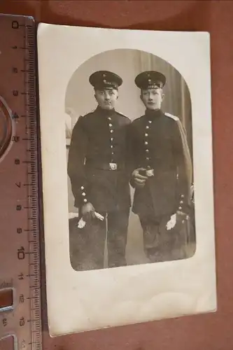 tolles altes Foto - Portrait zweier Soldaten - Inf. Regt. 73 ? - Osnabrück ?