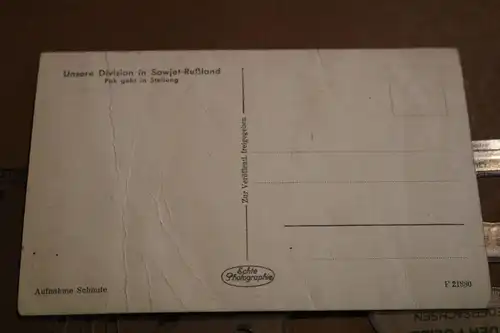 tolle alte Karte SdKfz - Halbkettenfahrzeug - Russland 