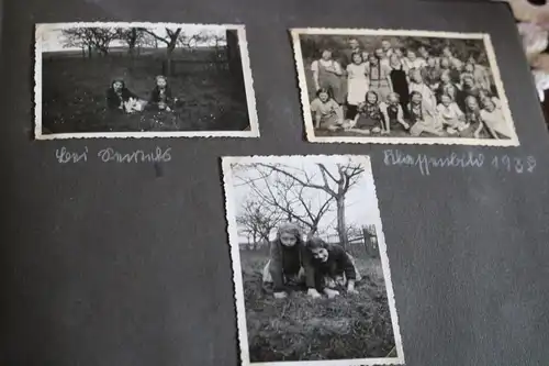 tolles altes Album 73 Fotos - Familie , Mädchen, Soldaten - 30er Jahre