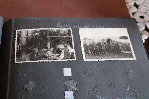 tolles altes Album 73 Fotos - Familie , Mädchen, Soldaten - 30er Jahre 