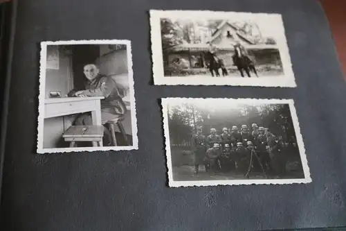 tolles altes Album 73 Fotos - Familie , Mädchen, Soldaten - 30er Jahre 