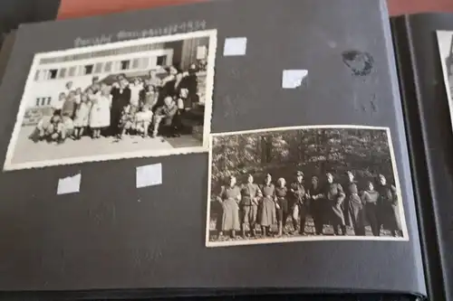 tolles altes Album 73 Fotos - Familie , Mädchen, Soldaten - 30er Jahre 